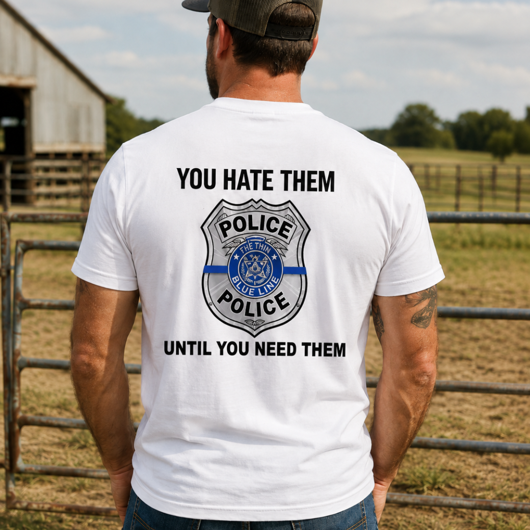 Champ6 | Thin Blue Line Badge Law Enforcement Tribute - New Drop!