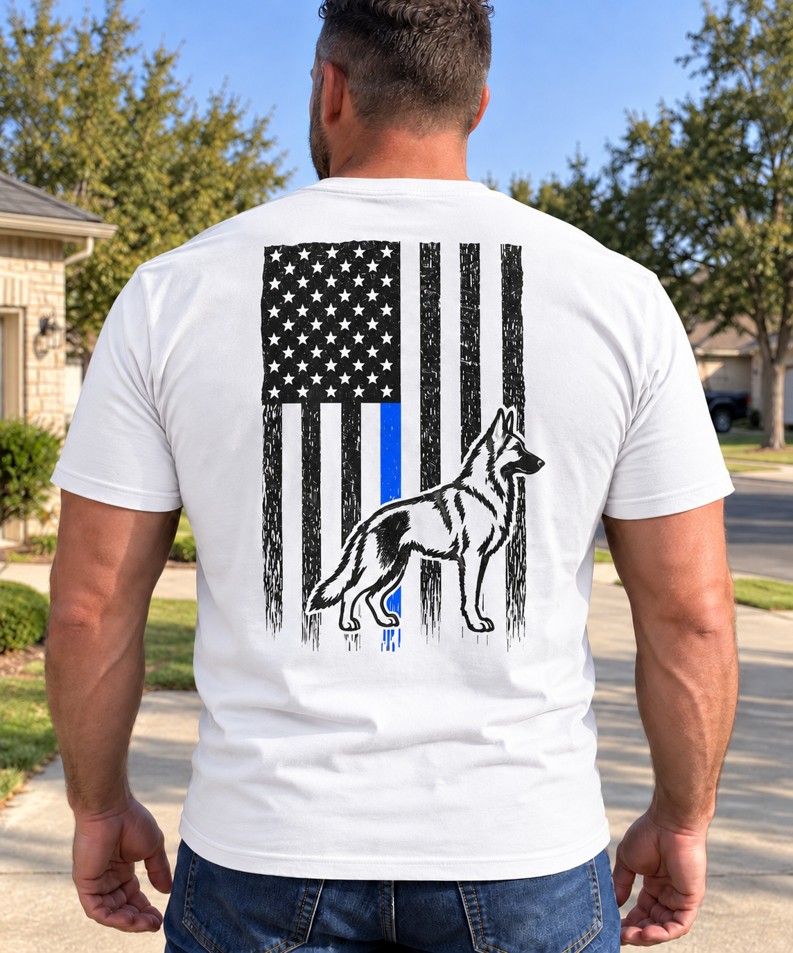 Champ6 | K9 Unit, Dog who Goes in First Tee - New Drop!