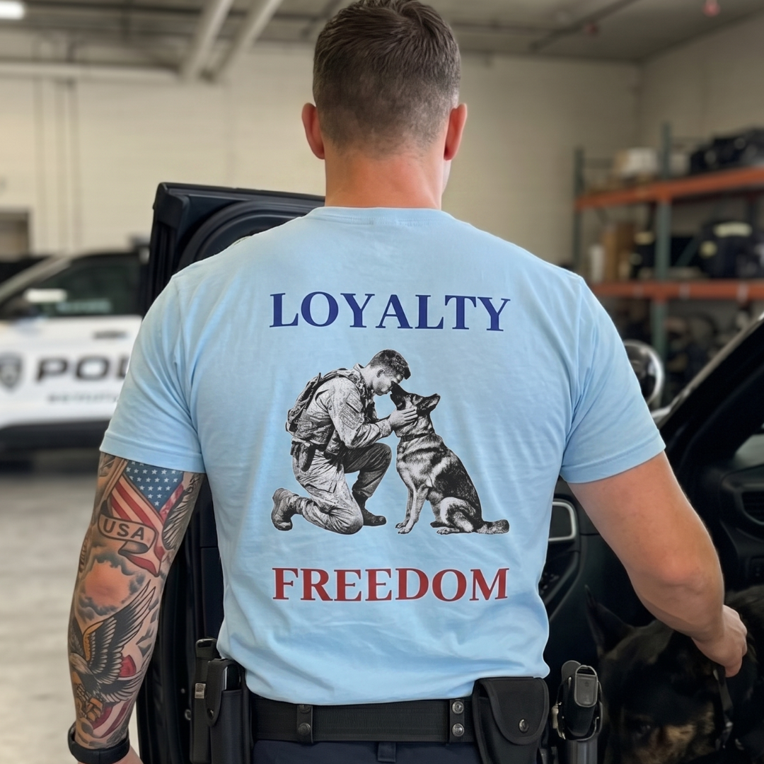 Champ6 | K9 Unit Loyalty and Freedom German Shepherd Tee - New Drop!