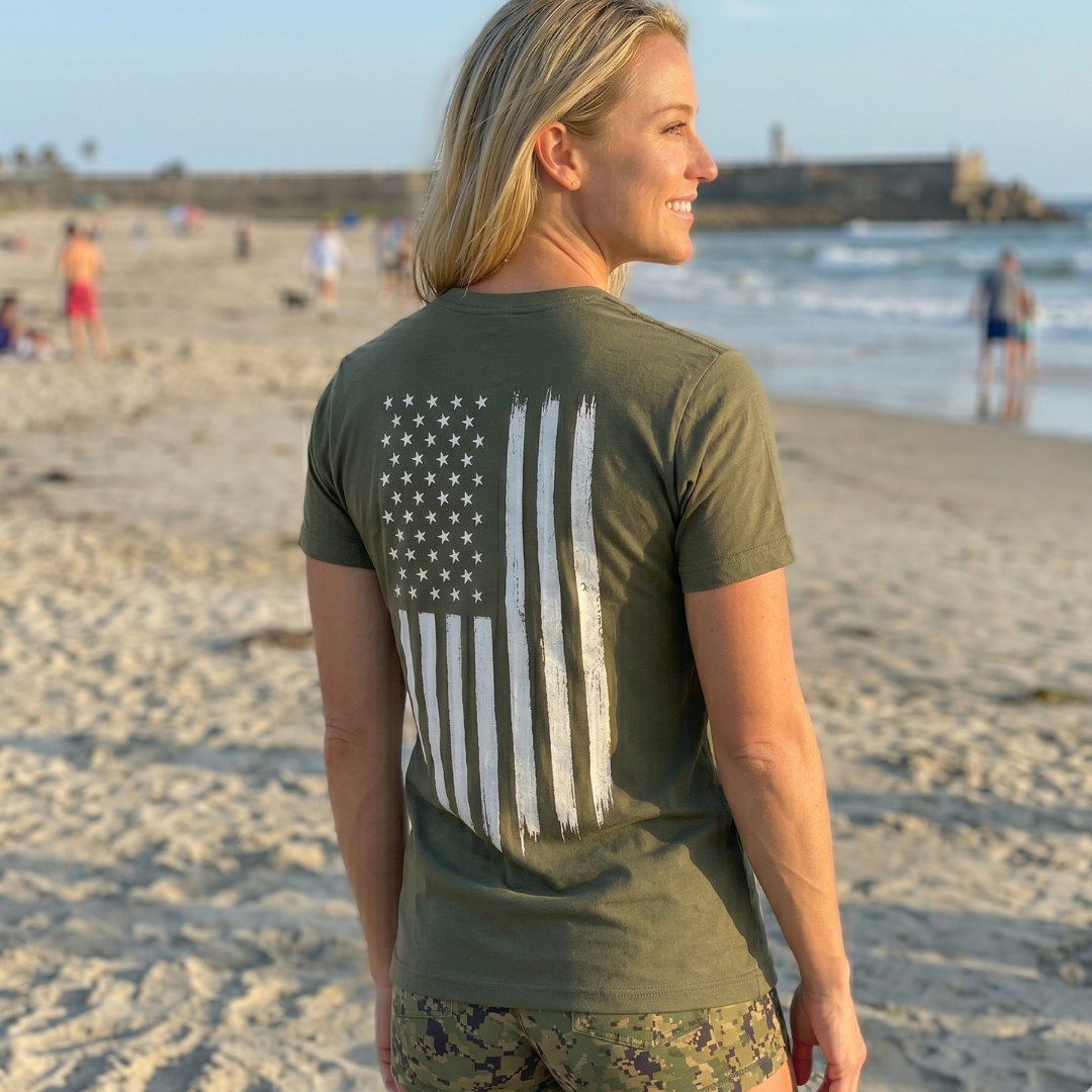Champ6 | K9 Unit Patriotic Flag Tee