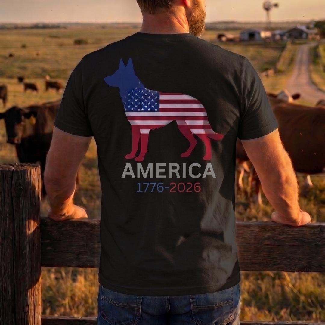 Champ6 | K9 Unit Special 1776 Edition German Shepherd Tee - New Drop!