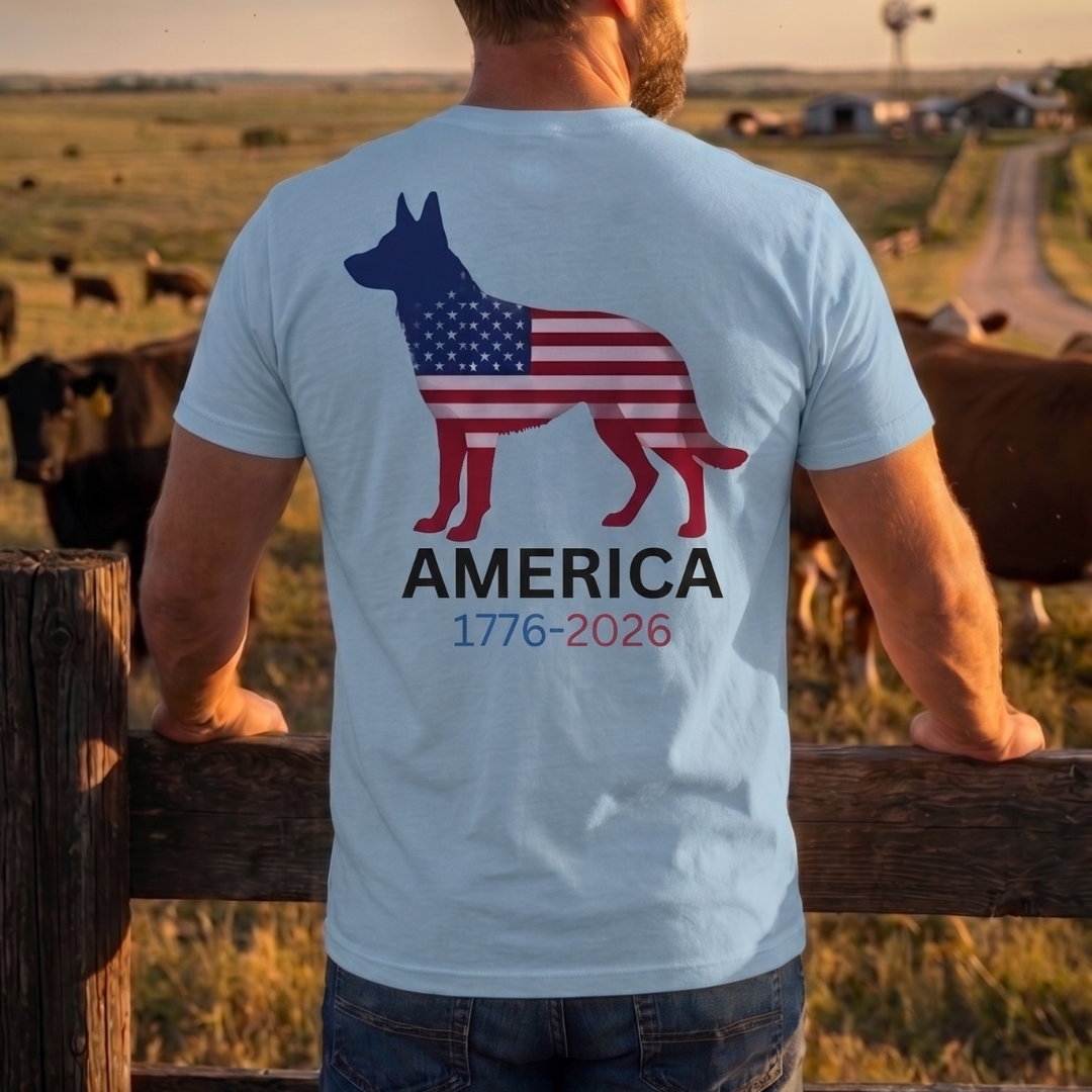 Champ6 | K9 Unit Special 1776 Edition German Shepherd Tee - New Drop!