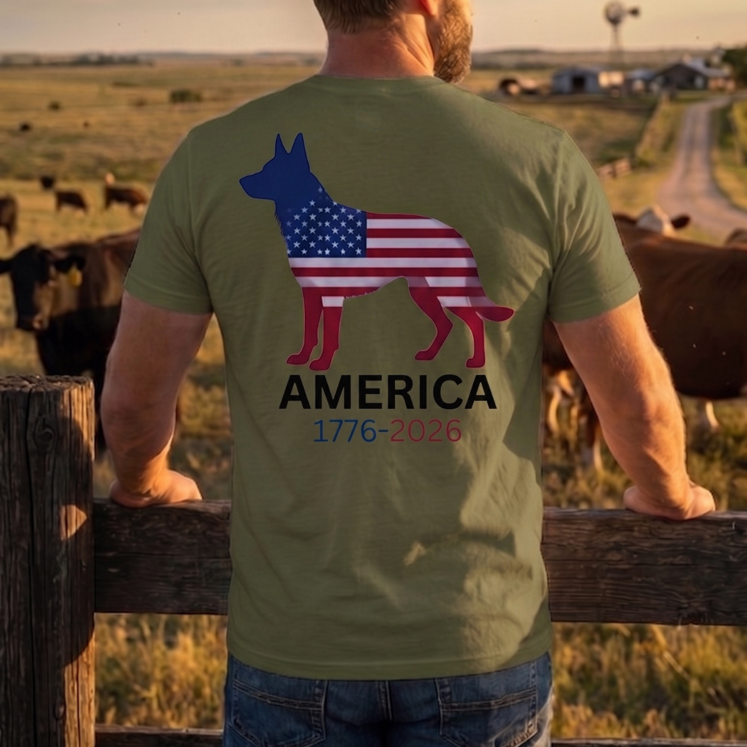 Champ6 | K9 Unit Special 1776 Edition German Shepherd Tee - New Drop!