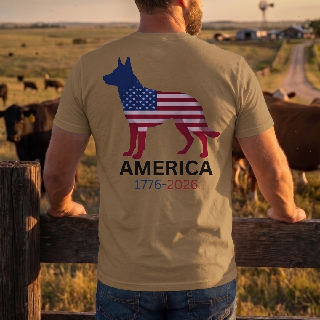 Champ6 | K9 Unit Special 1776 Edition German Shepherd Tee - New Drop!