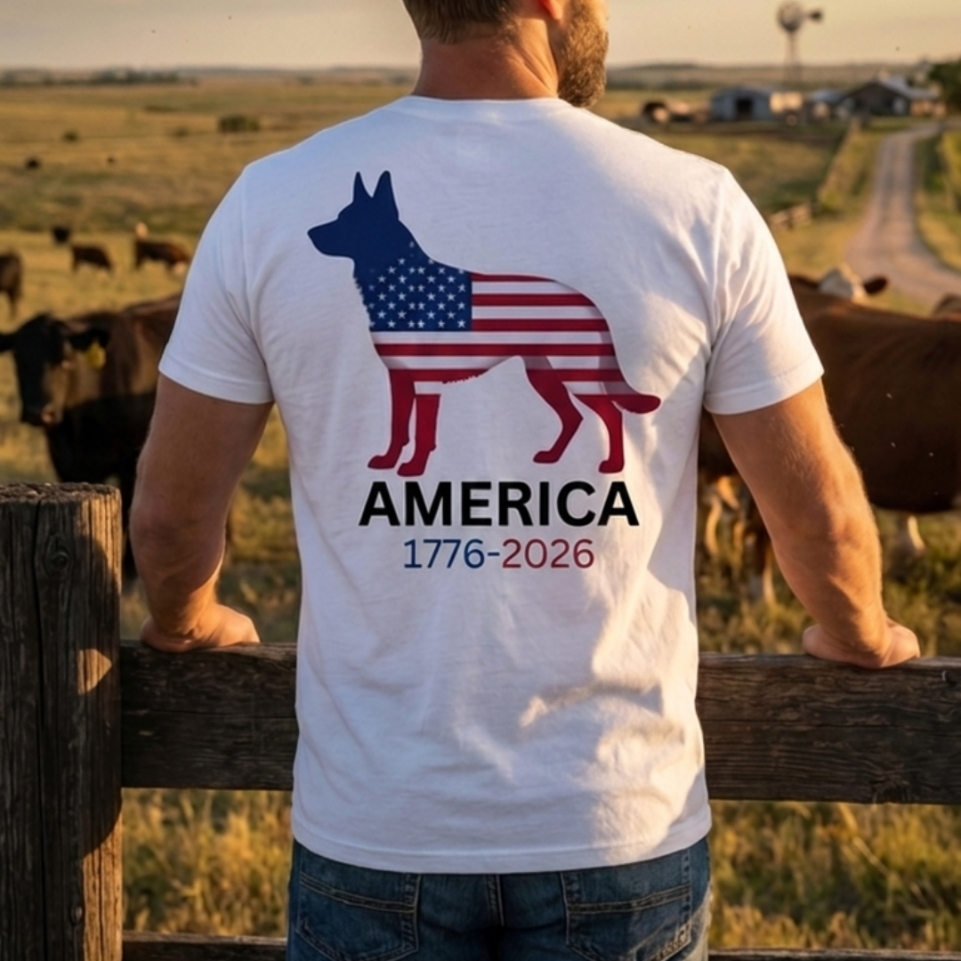 Champ6 | K9 Unit Special 1776 Edition German Shepherd Tee - New Drop!