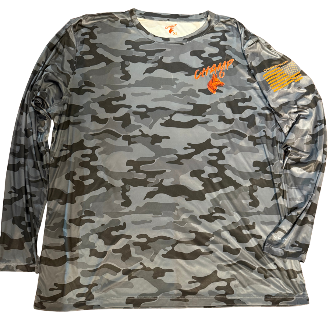 Champ6 | Arctic Hunting Camo Tee - Long Sleeve