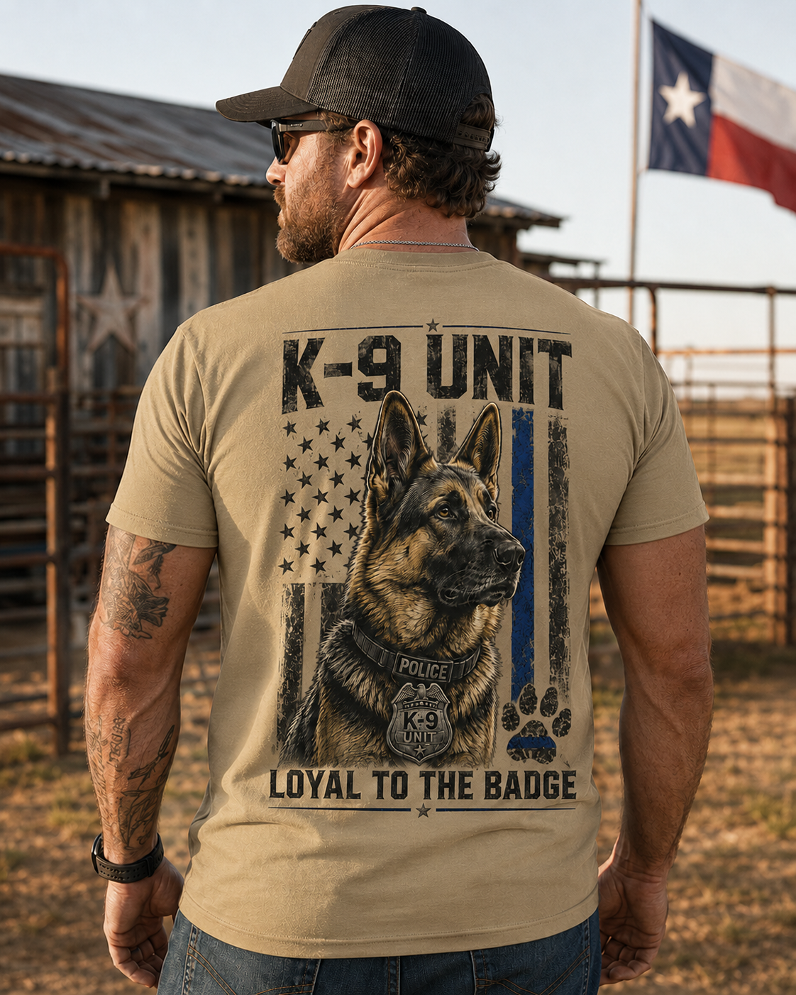 Champ6 | K9 Unit Loyal to the Badge German Shepherd Tee - New Drop!
