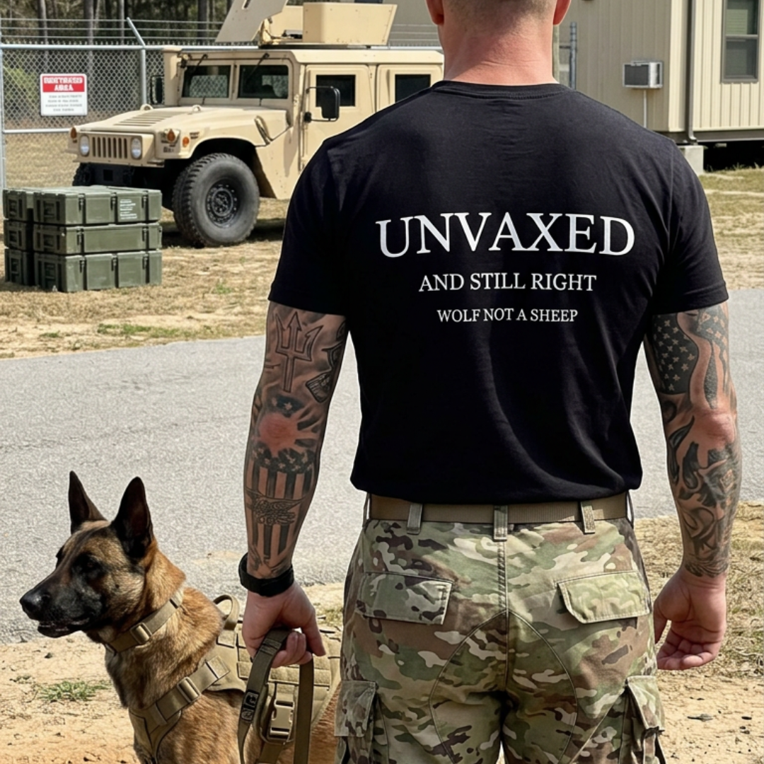 Champ6 | Unvaxed and still right Patriotic Tee - New Drop!