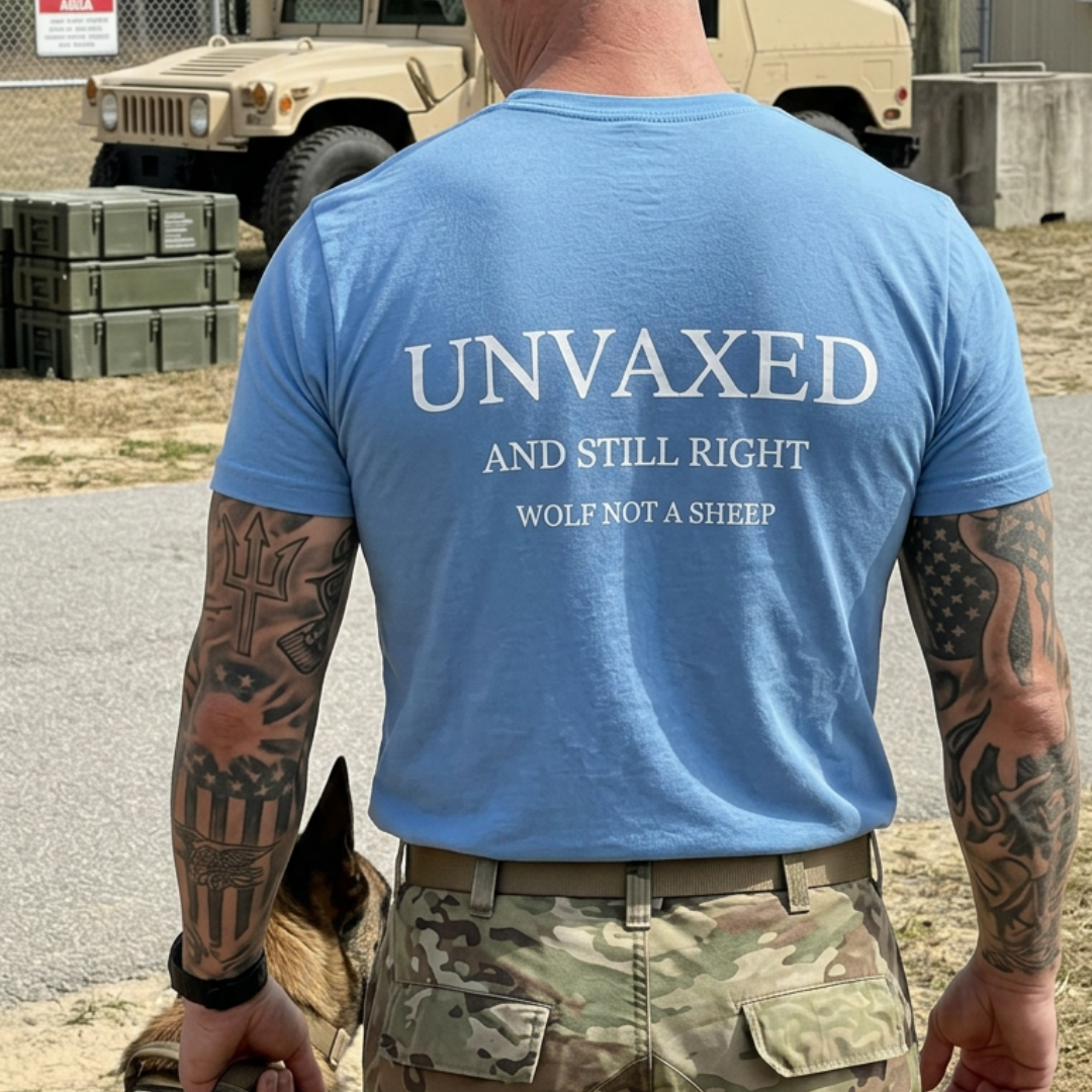 Champ6 | Unvaxed and still right Patriotic Tee - New Drop!