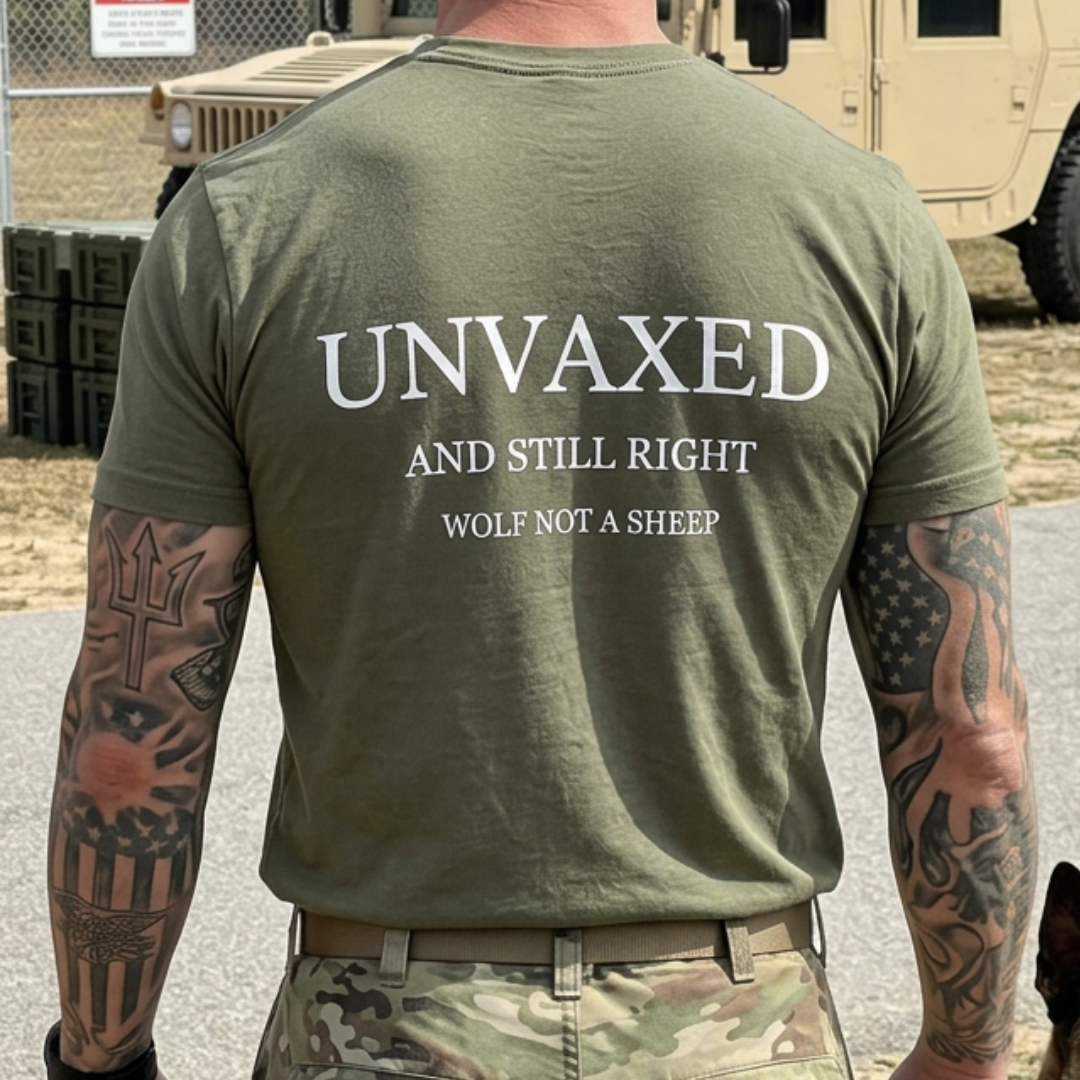 Champ6 | Unvaxed and still right Patriotic Tee - New Drop!