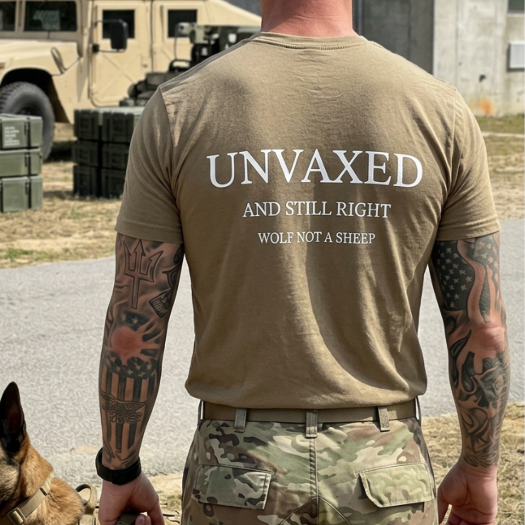 Champ6 | Unvaxed and still right Patriotic Tee - New Drop!