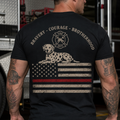 Champ6 | Fireman Thin Red Line Flag Patriotic Tee - New Drop!