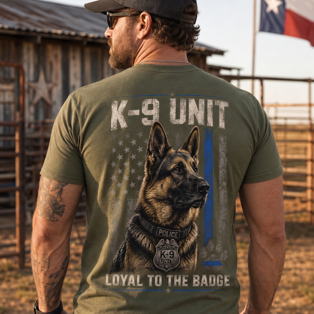 Champ6 | K9 Unit Loyal to the Badge German Shepherd Tee - New Drop!
