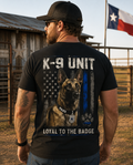 Champ6 | K9 Unit Belgian Loyal to the Badge V2 T-Shirt - New Drop!