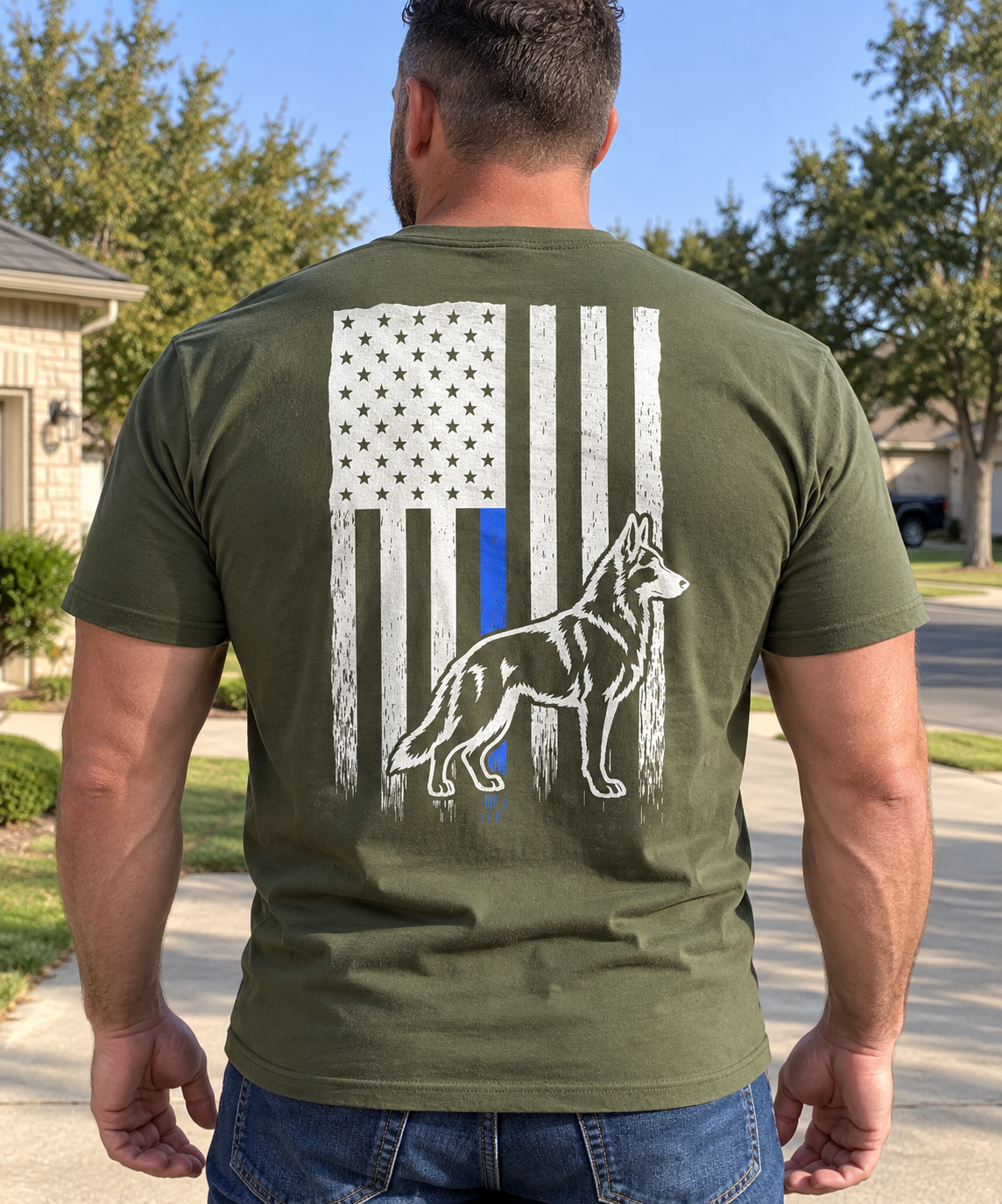 Champ6 | K9 Unit, Dog who Goes in First Tee - New Drop!