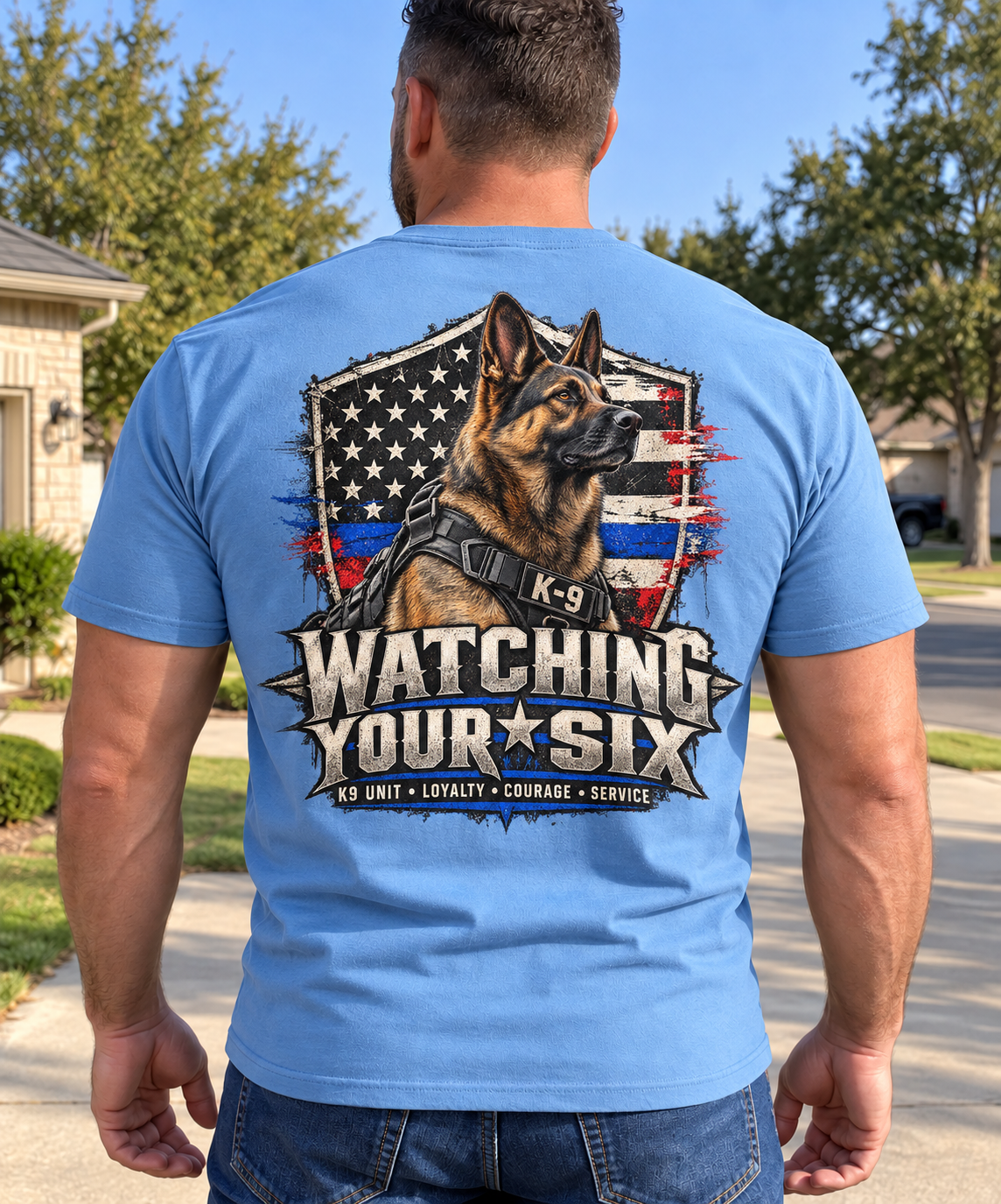 Champ6 | Watching Your Six K9 Unit Tee - New Drop!